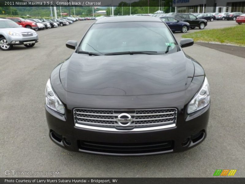 Crimson Black / Charcoal 2011 Nissan Maxima 3.5 S