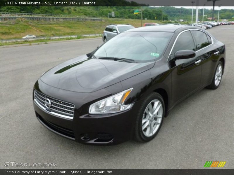 Crimson Black / Charcoal 2011 Nissan Maxima 3.5 S
