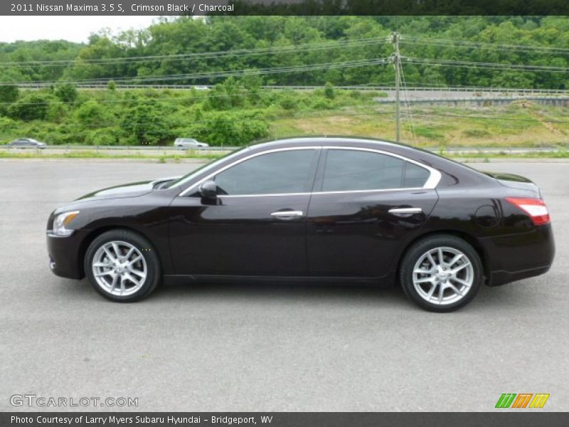 Crimson Black / Charcoal 2011 Nissan Maxima 3.5 S