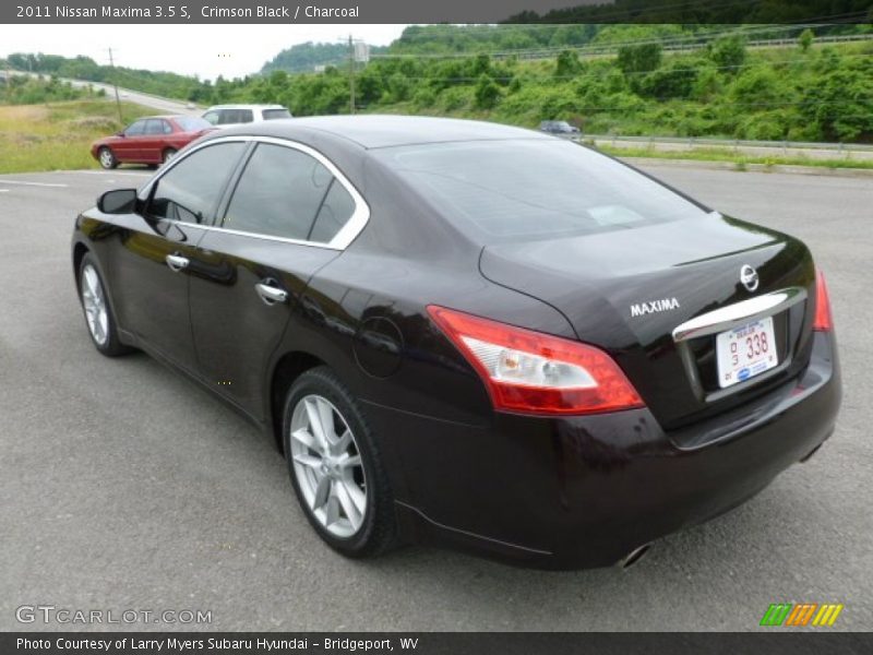 Crimson Black / Charcoal 2011 Nissan Maxima 3.5 S