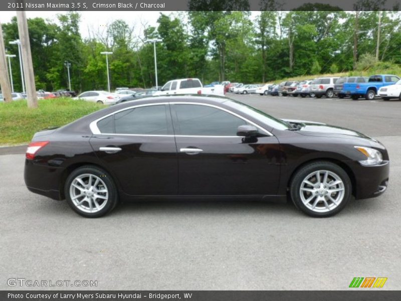 Crimson Black / Charcoal 2011 Nissan Maxima 3.5 S