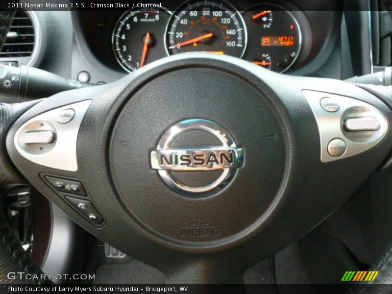 Crimson Black / Charcoal 2011 Nissan Maxima 3.5 S