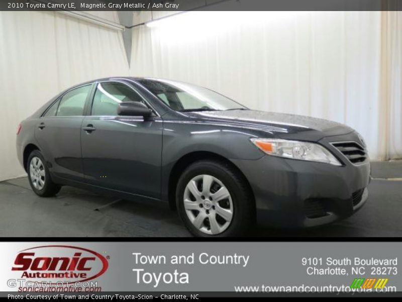 Magnetic Gray Metallic / Ash Gray 2010 Toyota Camry LE