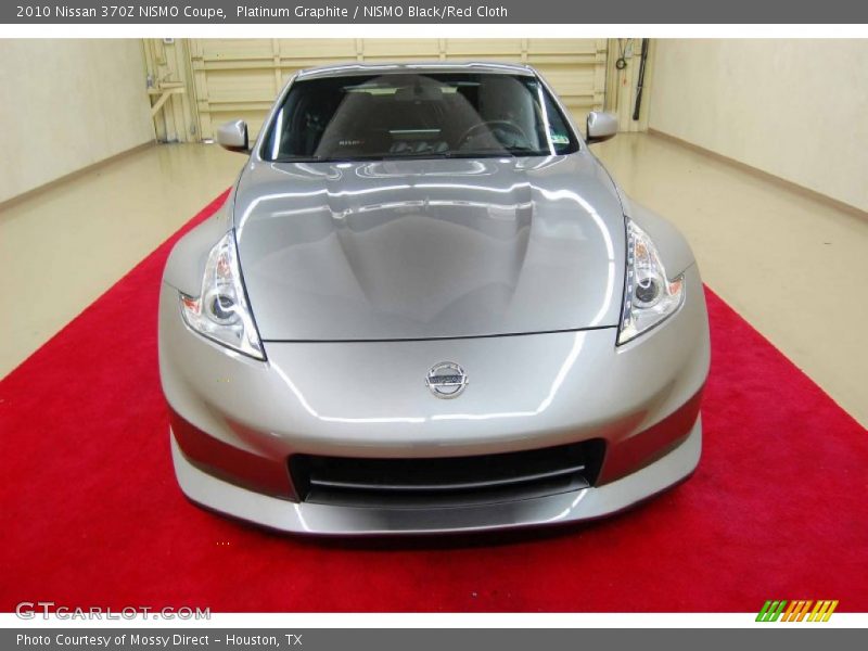 Platinum Graphite / NISMO Black/Red Cloth 2010 Nissan 370Z NISMO Coupe