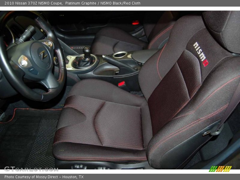 Front Seat of 2010 370Z NISMO Coupe