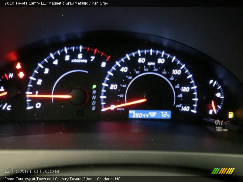 Magnetic Gray Metallic / Ash Gray 2010 Toyota Camry LE