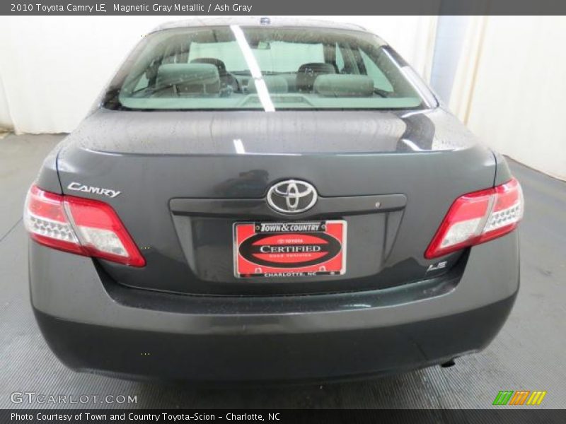 Magnetic Gray Metallic / Ash Gray 2010 Toyota Camry LE