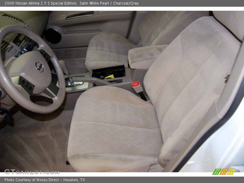 Satin White Pearl / Charcoal/Gray 2006 Nissan Altima 2.5 S Special Edition