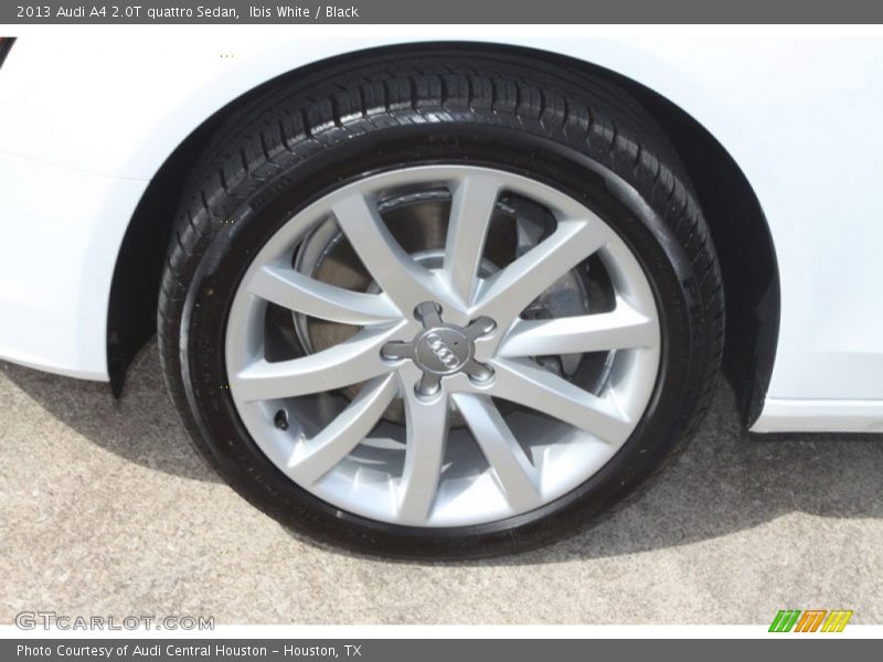 Ibis White / Black 2013 Audi A4 2.0T quattro Sedan