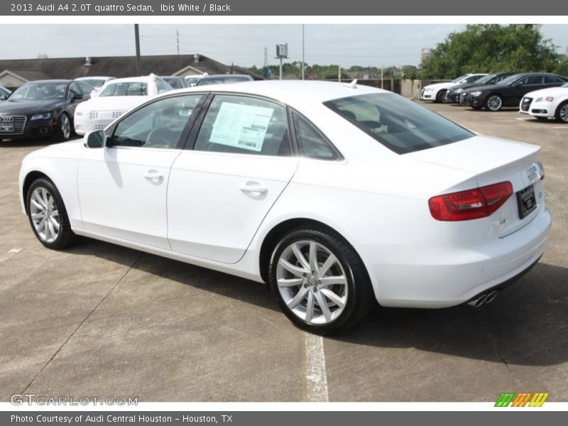 Ibis White / Black 2013 Audi A4 2.0T quattro Sedan