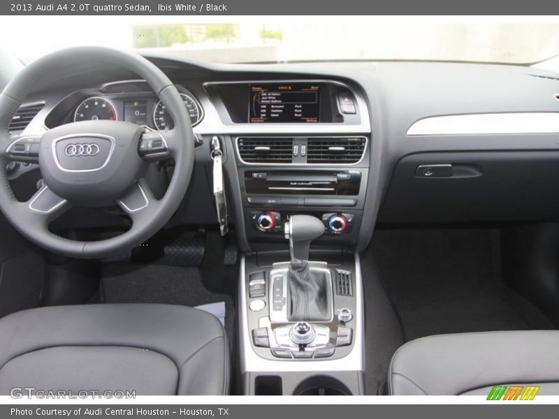 Ibis White / Black 2013 Audi A4 2.0T quattro Sedan