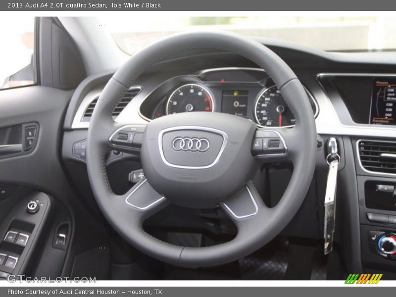 Ibis White / Black 2013 Audi A4 2.0T quattro Sedan