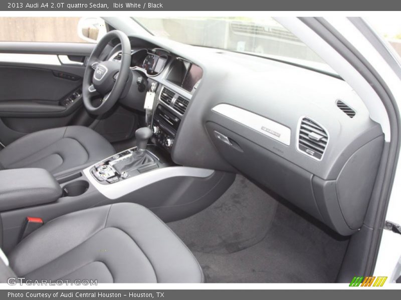 Ibis White / Black 2013 Audi A4 2.0T quattro Sedan