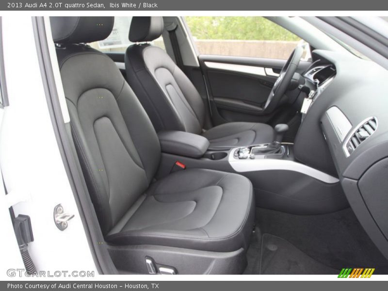 Ibis White / Black 2013 Audi A4 2.0T quattro Sedan