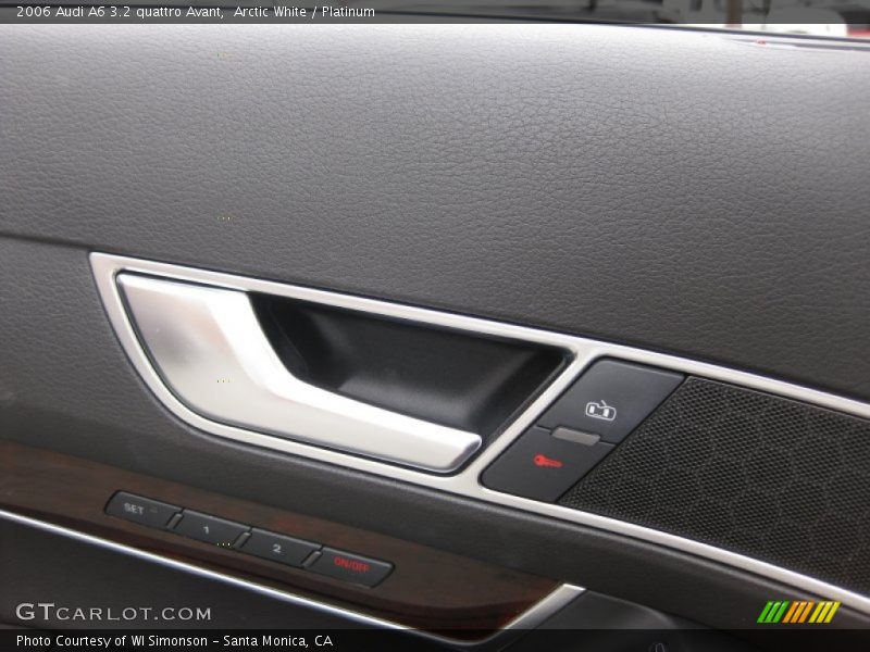 Arctic White / Platinum 2006 Audi A6 3.2 quattro Avant