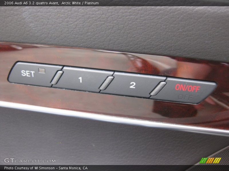 Arctic White / Platinum 2006 Audi A6 3.2 quattro Avant