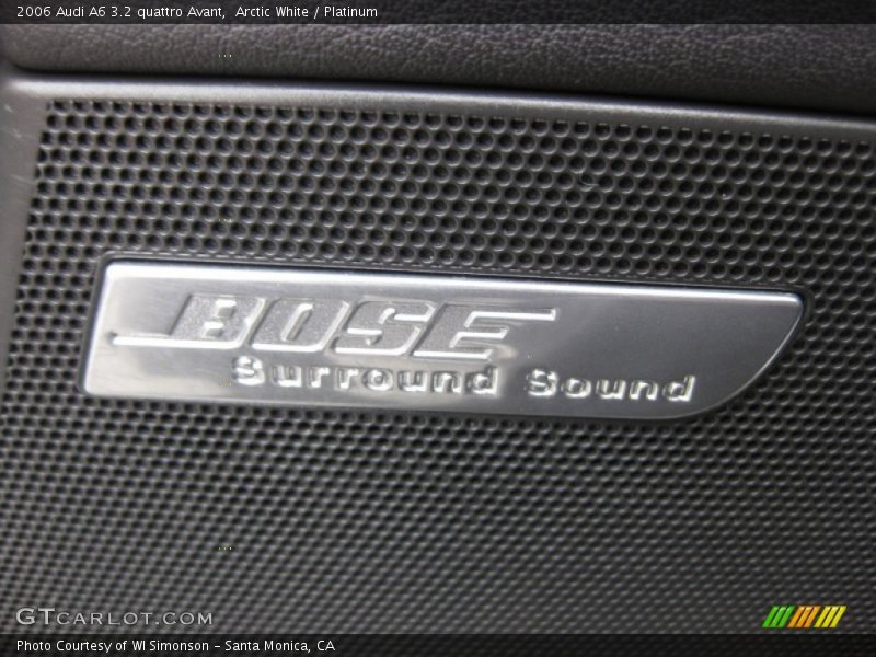 Arctic White / Platinum 2006 Audi A6 3.2 quattro Avant