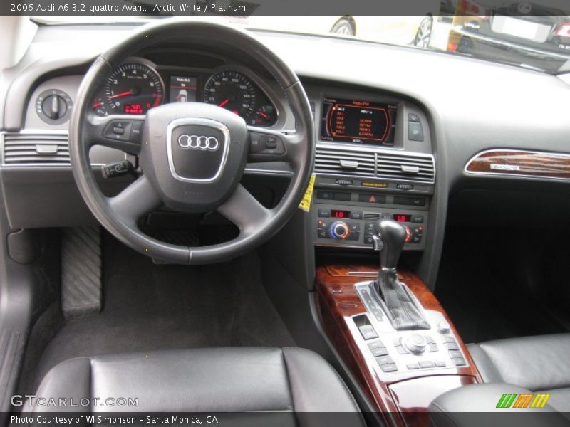 Arctic White / Platinum 2006 Audi A6 3.2 quattro Avant
