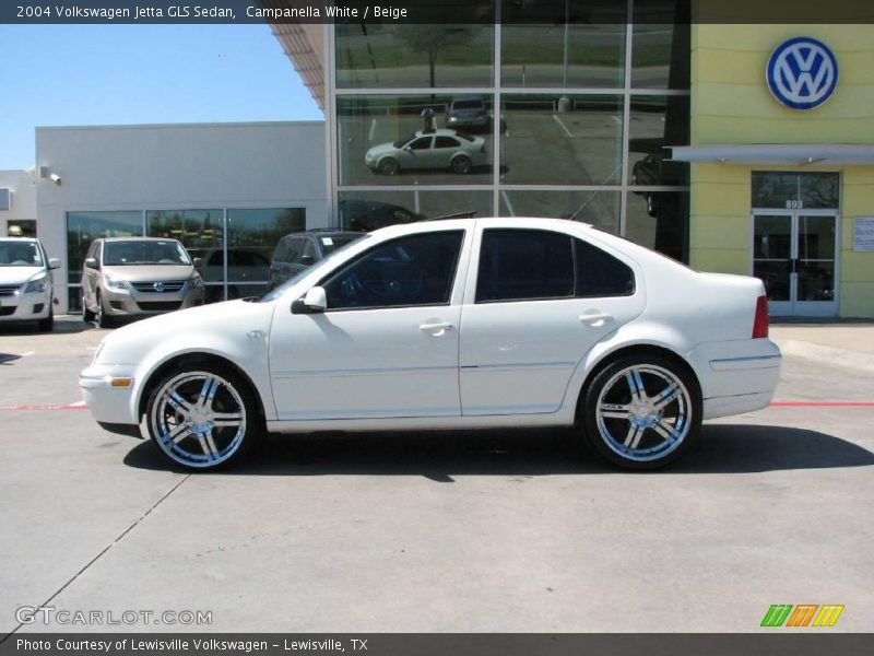 Campanella White / Beige 2004 Volkswagen Jetta GLS Sedan