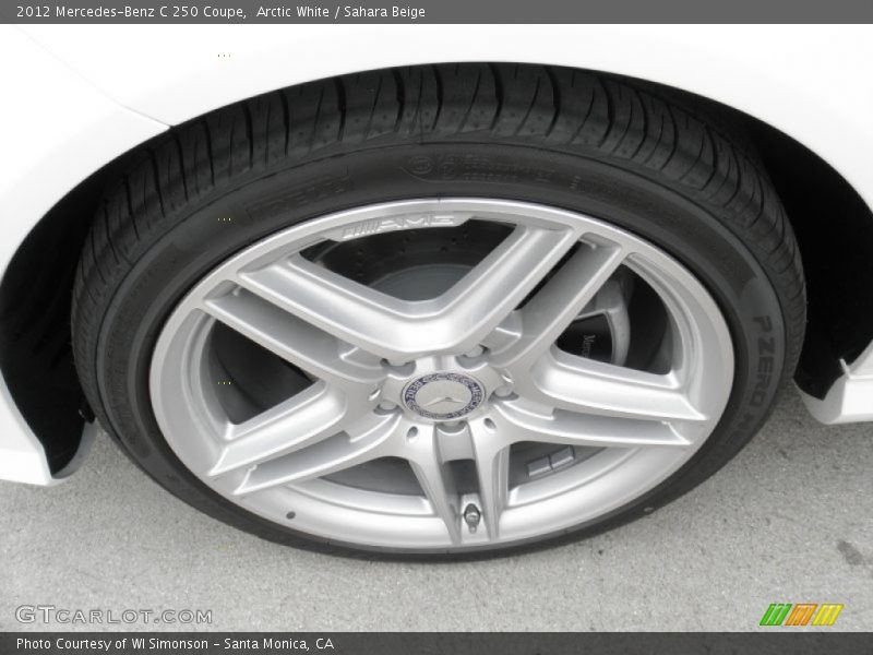 Arctic White / Sahara Beige 2012 Mercedes-Benz C 250 Coupe
