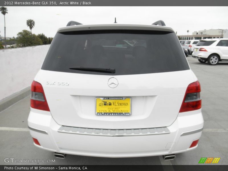 Arctic White / Black 2012 Mercedes-Benz GLK 350