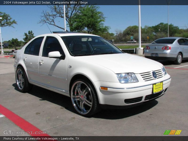 Campanella White / Beige 2004 Volkswagen Jetta GLS Sedan