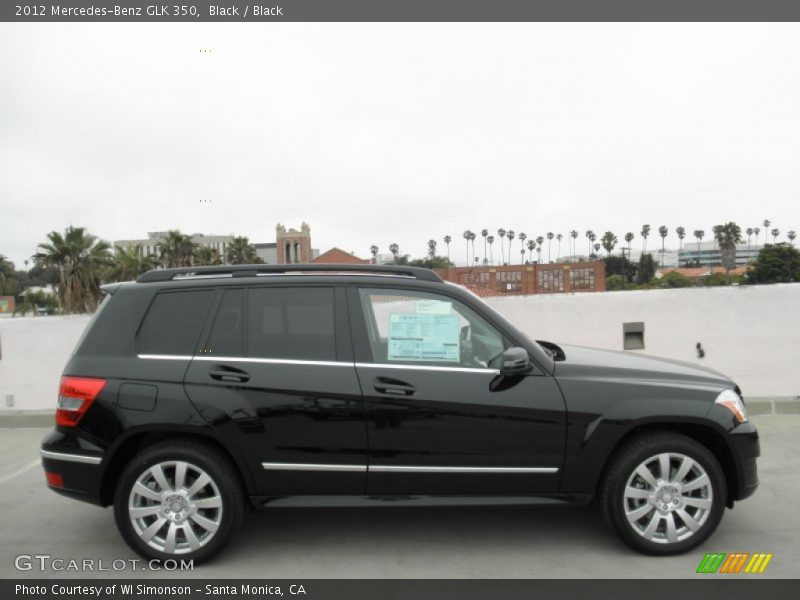Black / Black 2012 Mercedes-Benz GLK 350