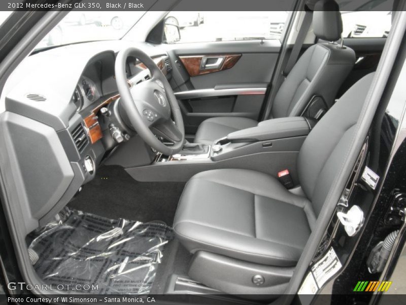 Black / Black 2012 Mercedes-Benz GLK 350