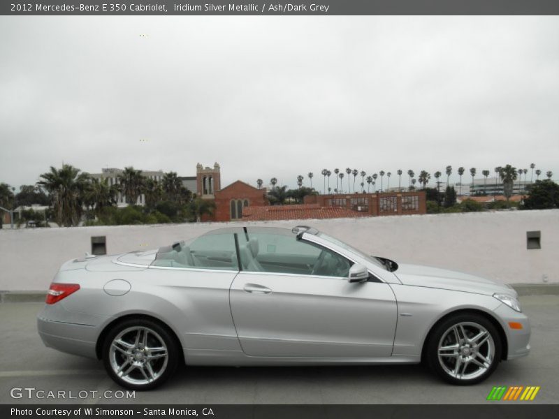Iridium Silver Metallic / Ash/Dark Grey 2012 Mercedes-Benz E 350 Cabriolet