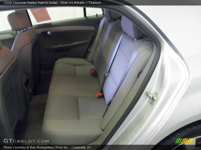 Silver Ice Metallic / Titanium 2009 Chevrolet Malibu Hybrid Sedan