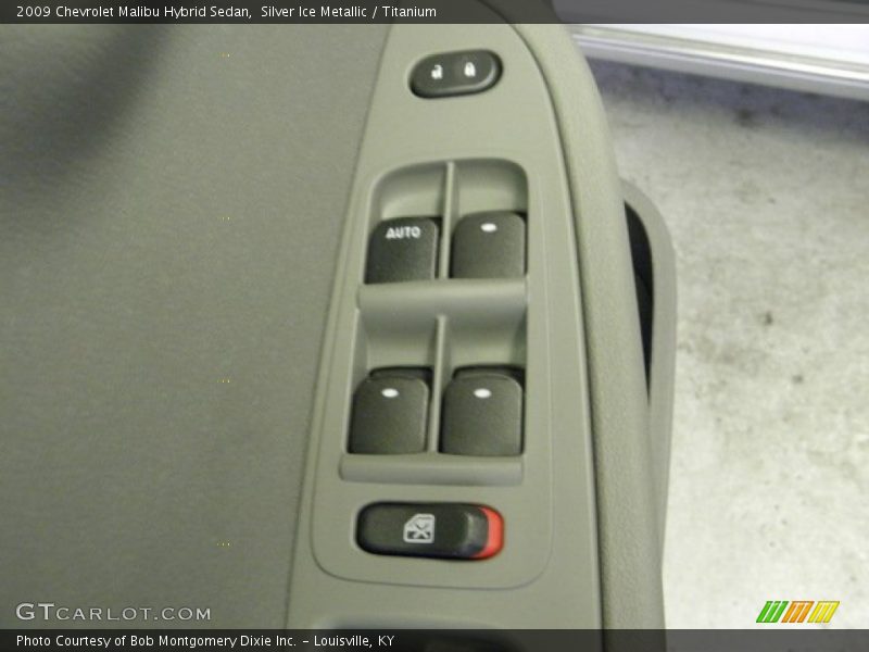 Silver Ice Metallic / Titanium 2009 Chevrolet Malibu Hybrid Sedan