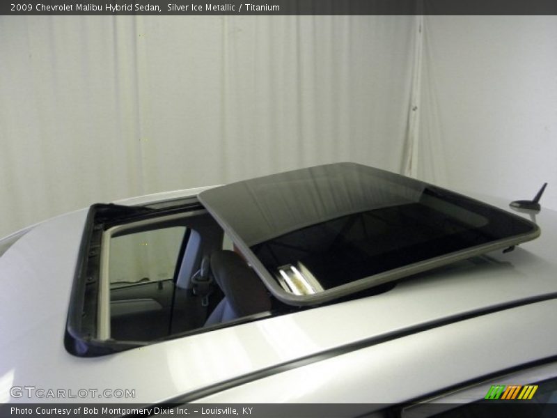 Silver Ice Metallic / Titanium 2009 Chevrolet Malibu Hybrid Sedan