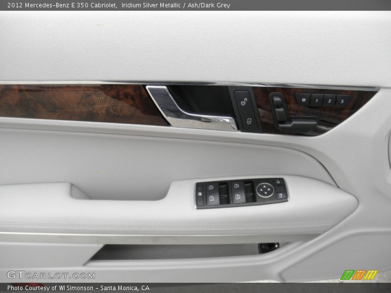 Iridium Silver Metallic / Ash/Dark Grey 2012 Mercedes-Benz E 350 Cabriolet