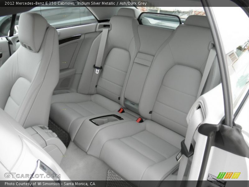 Iridium Silver Metallic / Ash/Dark Grey 2012 Mercedes-Benz E 350 Cabriolet