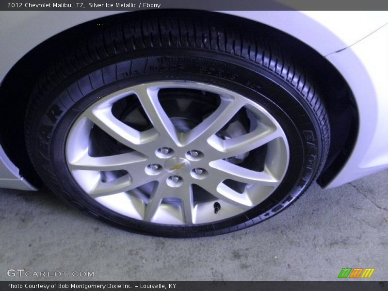 Silver Ice Metallic / Ebony 2012 Chevrolet Malibu LTZ