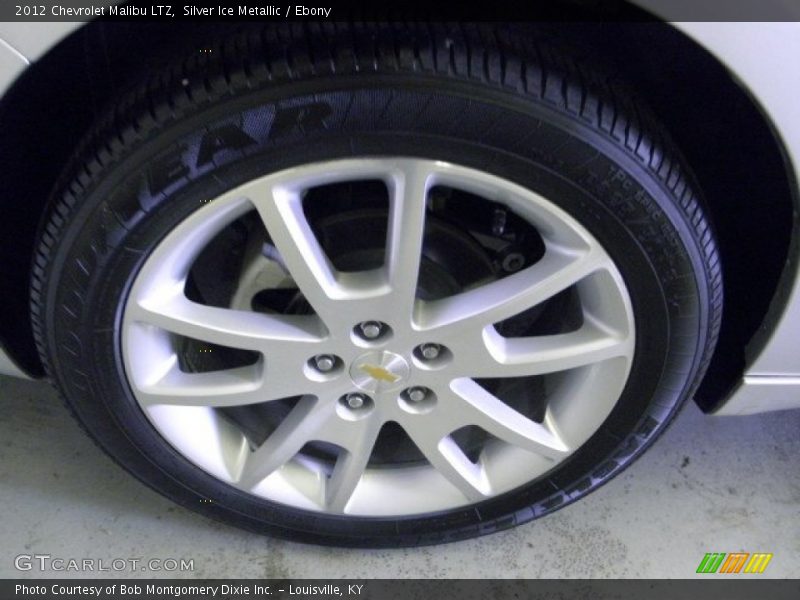 Silver Ice Metallic / Ebony 2012 Chevrolet Malibu LTZ