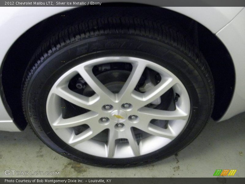 Silver Ice Metallic / Ebony 2012 Chevrolet Malibu LTZ