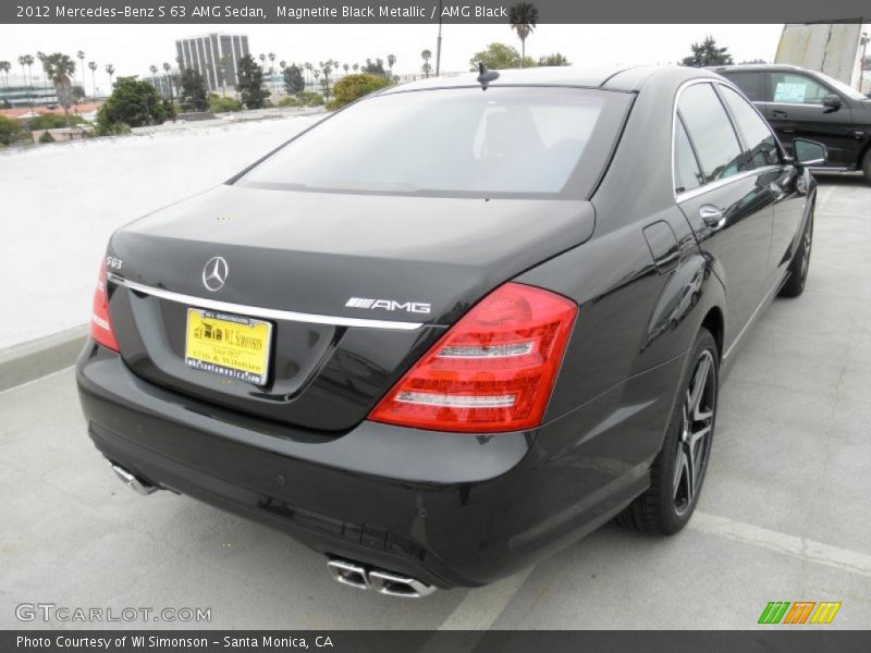 Magnetite Black Metallic / AMG Black 2012 Mercedes-Benz S 63 AMG Sedan