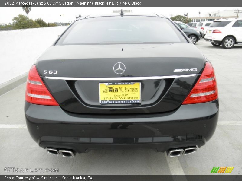 Magnetite Black Metallic / AMG Black 2012 Mercedes-Benz S 63 AMG Sedan