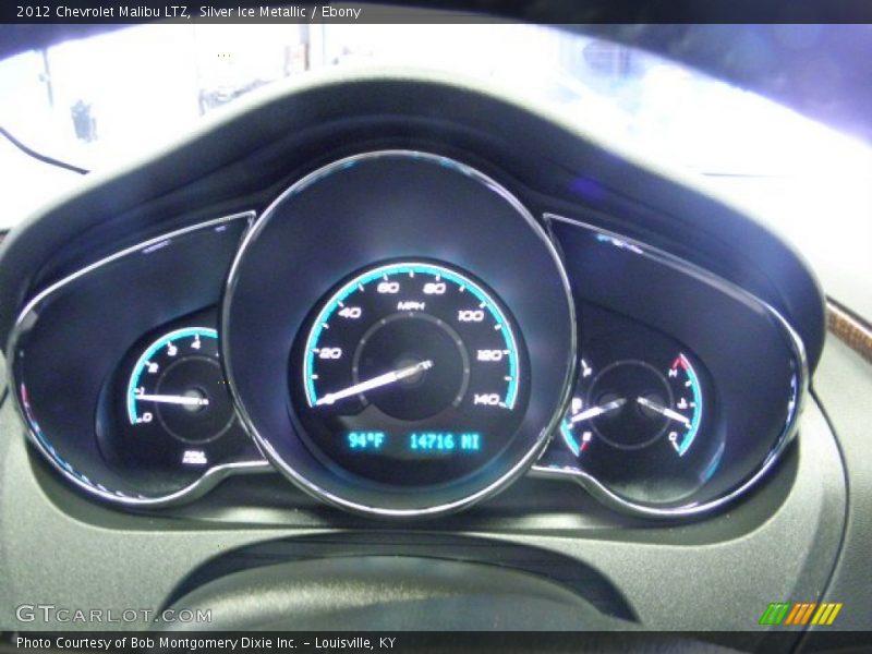 Silver Ice Metallic / Ebony 2012 Chevrolet Malibu LTZ