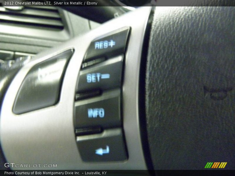 Silver Ice Metallic / Ebony 2012 Chevrolet Malibu LTZ
