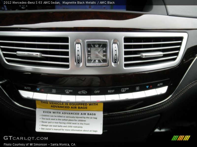 Magnetite Black Metallic / AMG Black 2012 Mercedes-Benz S 63 AMG Sedan