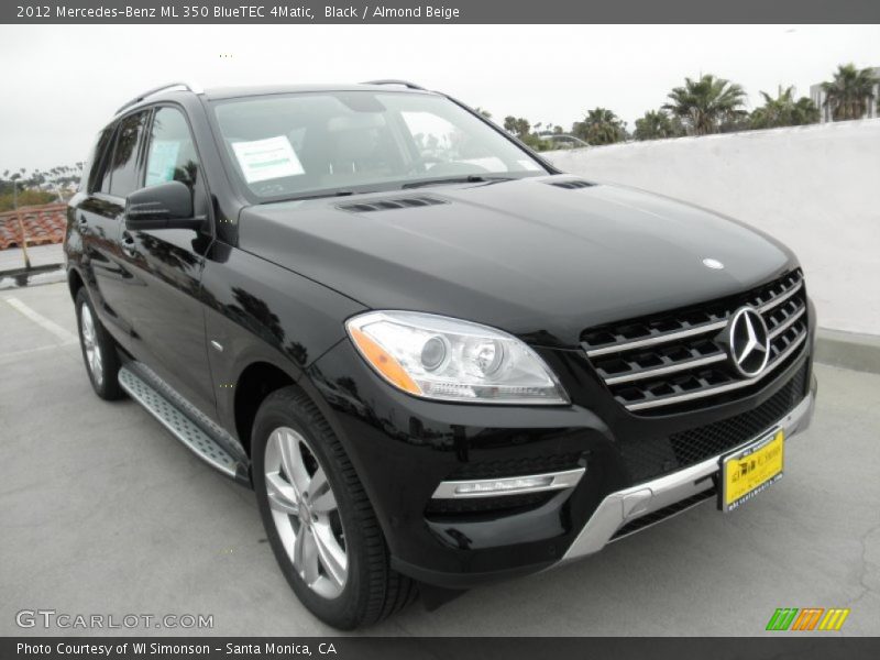 Black / Almond Beige 2012 Mercedes-Benz ML 350 BlueTEC 4Matic