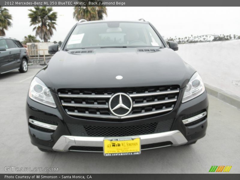 Black / Almond Beige 2012 Mercedes-Benz ML 350 BlueTEC 4Matic