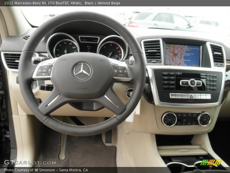 Black / Almond Beige 2012 Mercedes-Benz ML 350 BlueTEC 4Matic