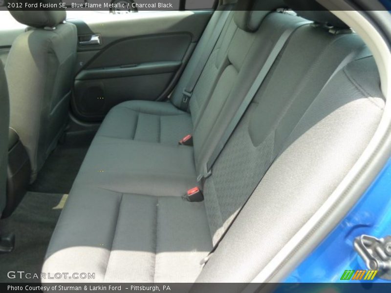 Blue Flame Metallic / Charcoal Black 2012 Ford Fusion SE