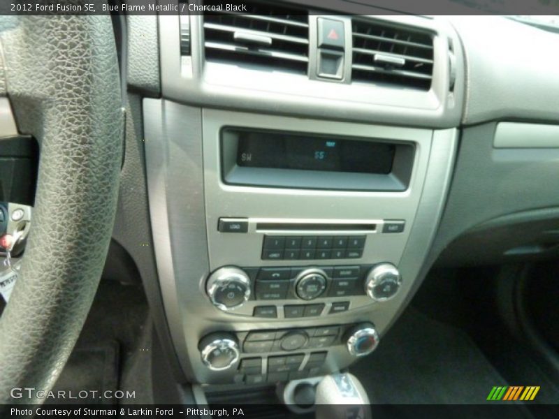 Blue Flame Metallic / Charcoal Black 2012 Ford Fusion SE