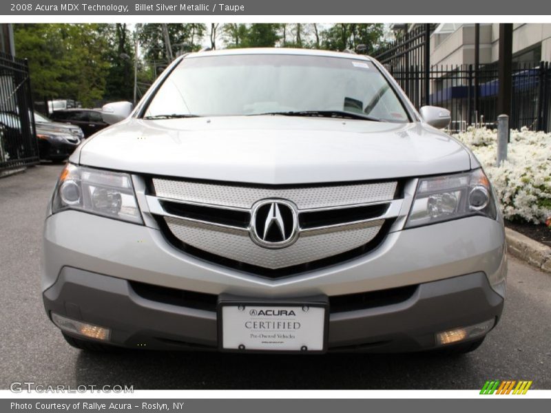 Billet Silver Metallic / Taupe 2008 Acura MDX Technology
