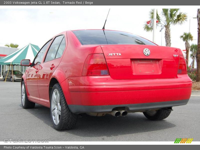 Tornado Red / Beige 2003 Volkswagen Jetta GL 1.8T Sedan