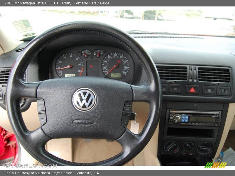 Tornado Red / Beige 2003 Volkswagen Jetta GL 1.8T Sedan